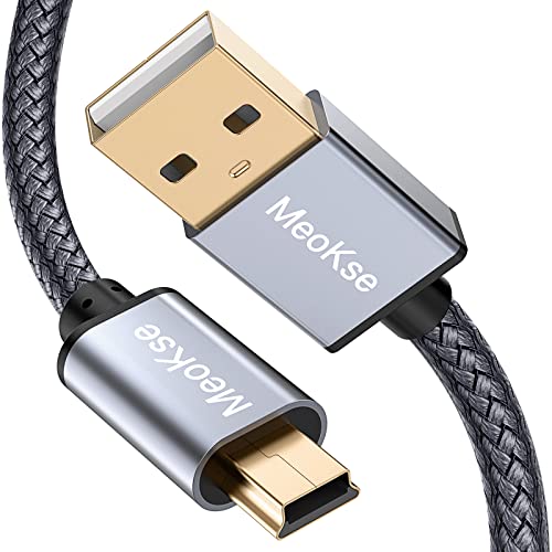 MEOKSE 20FT Mini USB kabel Prijenosni USB 2.0 Tip A do mini B Kabl za punjenje velike brzine Kompatibilan sa Hero HD, Mobiteli, MP3