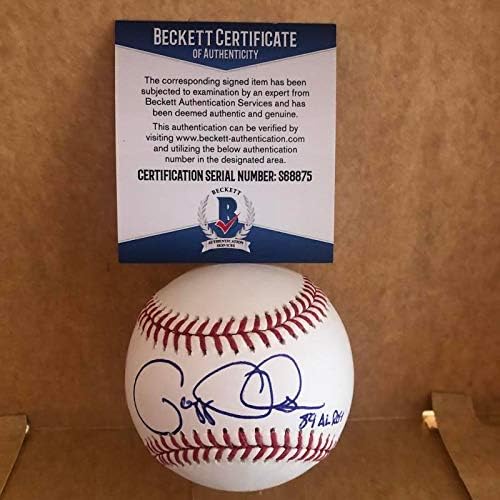 Gregg Olson 89 Al Roy Orioles potpisan autogramirani M.L. Baseball bac S68875