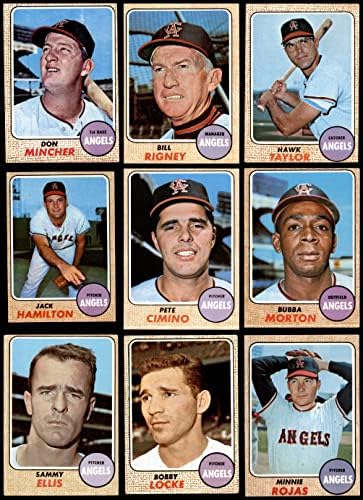 1968. TOPPS Kalifornija Anđeli u blizini Team Set California Angels Ex + Angels