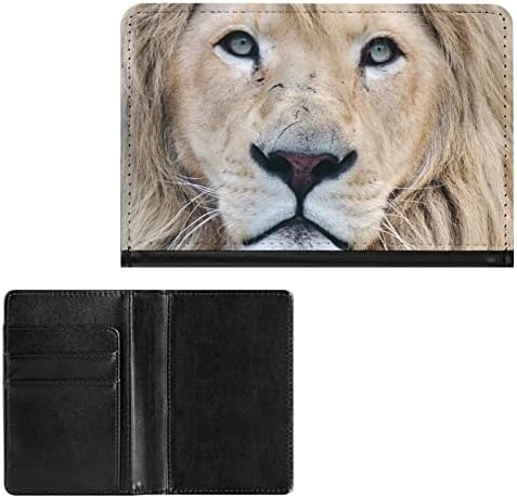 Lion Head Printed Passport Holder Cover Wallet Case sa Slot karticom PU Koža putne isprave Organizator Protector