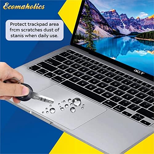 Ecomaholics laptop Touch Pad zaštitnik poklopac za Razer Blade Stealth 12.5 inčni 4K Touchscreen Ultrabook, transparentan Track pad