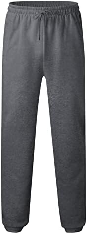 Zervoba Cargo Duks za muškarce Teretne hlače Fleece Joggers Elastične struke Torpy Crnctring pantalone sa džepovima sa džepovima