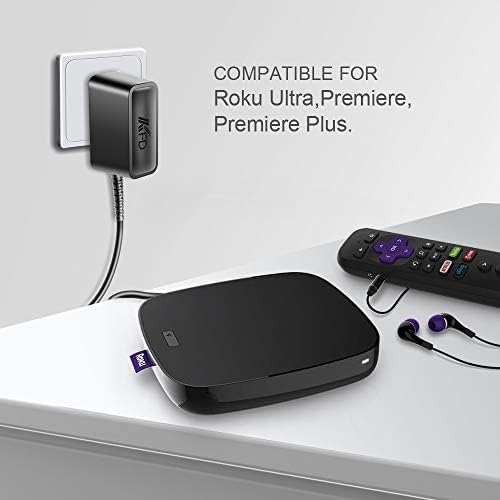 Kfd 12v AC DC Adapter punjač kompatibilan sa Za Roku Ultra,Premiere,Premiere Plus, Ultra 4K HDR Streaming Media Player STB ROKU 4640
