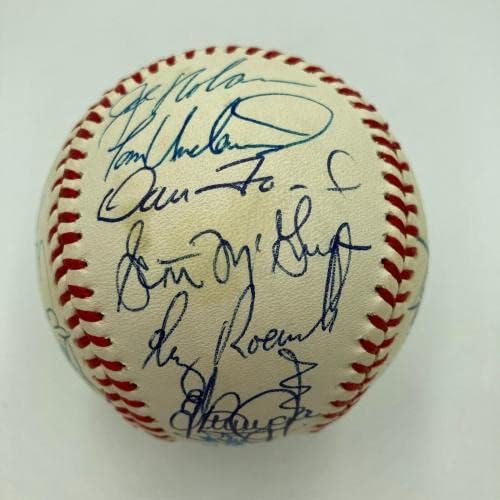 1983. Baltimore Orioles World Champions tim potpisan bejzbol Cal Ripken JSA - AUTOGREMENA BASEBALLS
