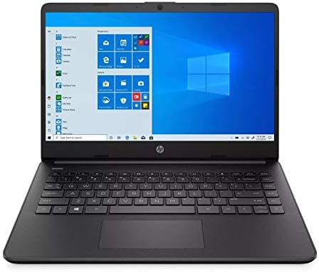 HP 14-inčni Laptop, 10th Gen Intel Core i3-1005g1, 4 GB SDRAM, 128 GB SSD disk, Windows 10 Home U S modu Crna