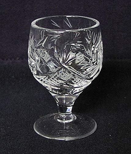 Neman Evropski Kristalni Set. od 6 kristalnih čaša sa čašama 0.5 oz