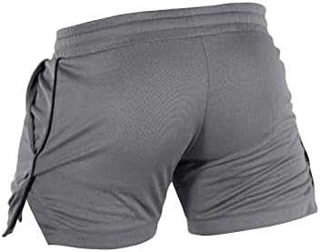 WenKomg1 Horce za muškarce, brzo suho lagane kratke hlače elastične strukske prtljažnice za kockice za prozračne kratke hlače