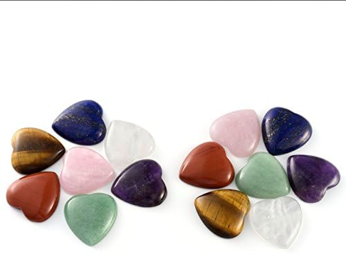 Pesoeth 7 CHAKRA Kristali i kamenje sakupljajućih izlječenja Reiki polirani kamenje mali džepni kristali dlana Prirodni draguljasti