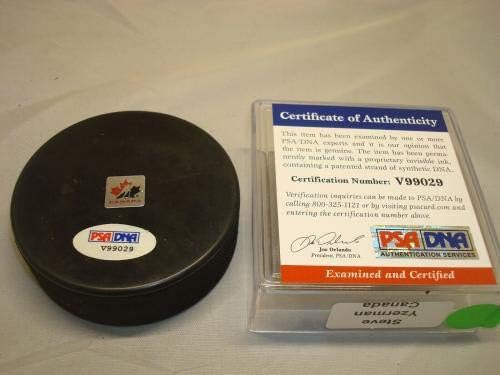 Steve Yzerman potpisao tim Kanada Hockey Pak Autographed PSA / DNK COA 1D-Autographed NHL Paks