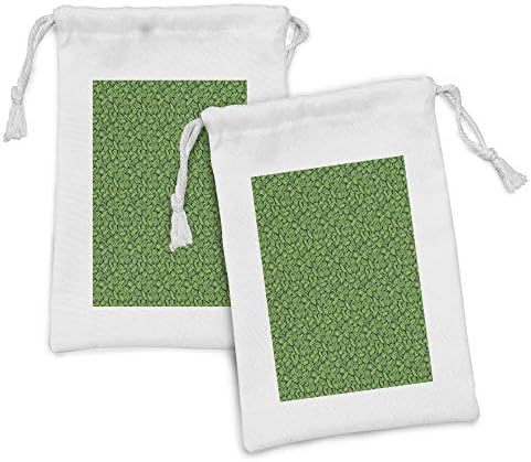 Tkanina od tkanina za listove za listove AMBESONNE JUNGLE 2, priroda nadahnuta uzorka s tropnim havajskim plantažama, malom vrećicom