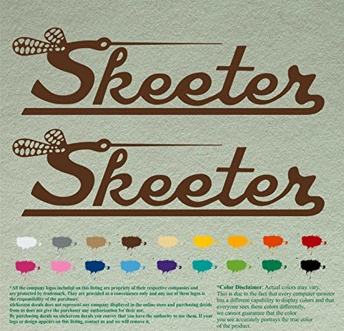 Parketer Skeeter Vintage Aftermarket Kompatibilni zamenski naljepnice Vinilne naljepnice Ostali motorni motorni set od 2