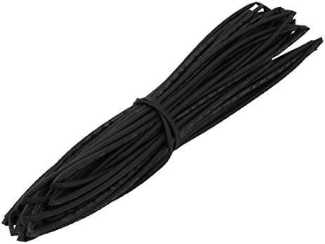 X-dree TOPLJIVANJE ŽIVO ŽIVOTNA KABELA 10 METARA LONG 2MM INTERNE DIA BLACK (MANGA DEL CABLE DE ENVOLTURA DEL DEL TUBO TERMORRETRÁCTIL 10 METROS DE LARGO 2 mm de diámetro Interion Crnac