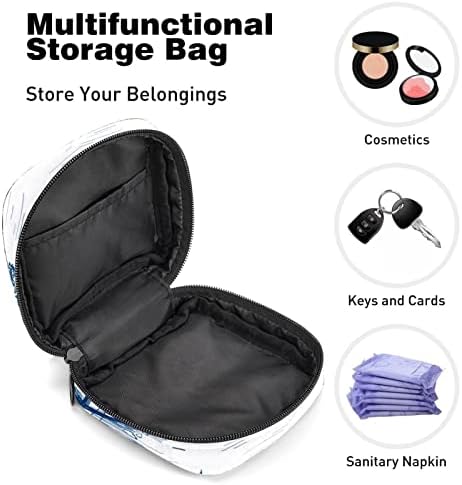 Torba za čuvanje uložaka za higijenske uloške, torbica za menstrualne čašice, Organizator menstrualnih torbi za ženske tampone, Town Village Sence