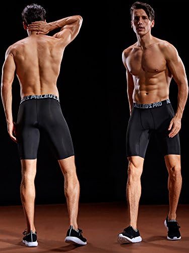 NELEUS muške kompresijske hlače za performanse od 3 paketa