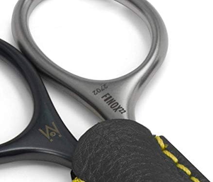 GERMANIKURE makaze za brkove i bradu-Samooštreni FINOX22 profesionalni alati za negovanje od nerđajućeg čelika obloženog titanijumom