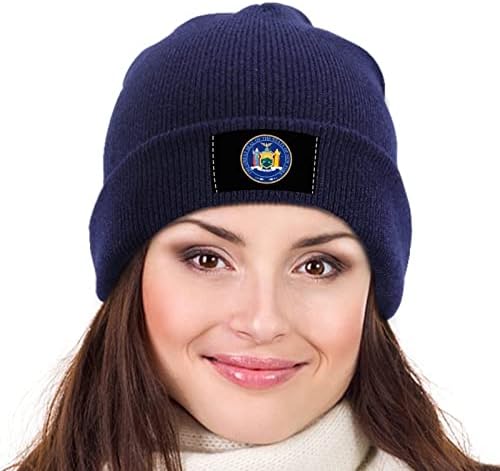 Veliki pečat države New York pletena kapa kapa meka kapa za skijanje kapa za žene i muškarce putovanja u kućnu kancelariju