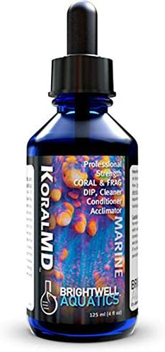 Brightwell Aquatics Koral MD Pro-Professional Strength Coral & Frag Drip, Cleaner regenerator Acclimator, 30 ml