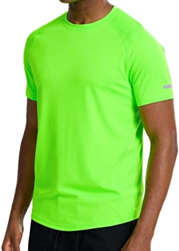 YumiDay Trening Majice Za Muškarce Dry Fit, Atletski Sportski T Shirt Vlaga Wicking Trčanje / Teretana Tops Lagani Kratki Rukav