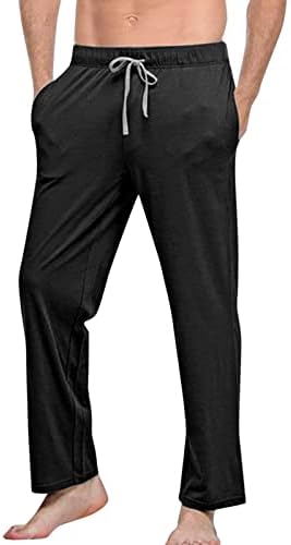 Muške pantalone sa elastičnim pojasom muške dnevne Casual pantalone pantalone Home jednobojne labave pantalone pune dužine toplo
