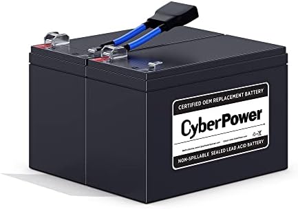 CyberPower RB1290X2A ups zamjenski uložak baterije; bez održavanja; korisnik-instaliran, 12v / 9Ah, Crna