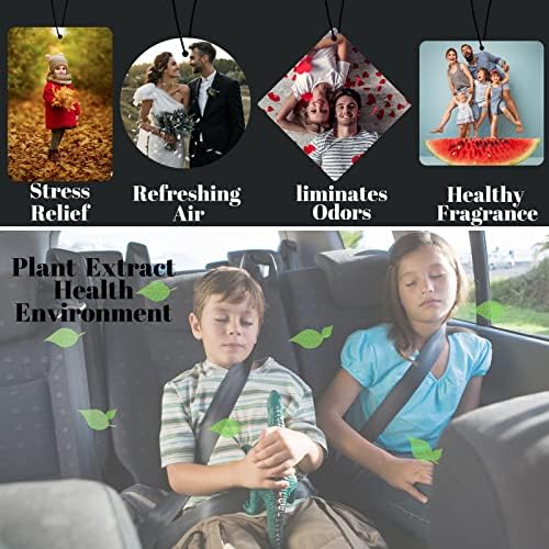 Prilagođeni osvježivač zraka za Car Custom Air Frespeners zraka sa fotografijama, dvostrani print Personalizirani osvježivač zraka