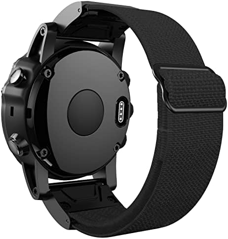 Vevel 26mm Brzo izdanje najlonska petlja Elastična straža za Garmin Fenix ​​6x 6 Pro Fenix ​​5x 5 Plus 3HR Tactix Delta MK2 Smart Watch
