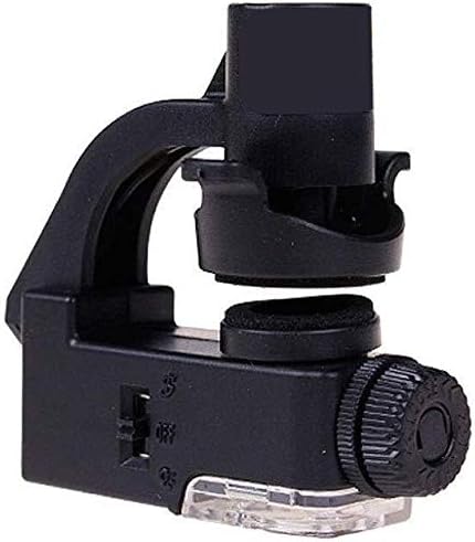 Mdrbb Magnifyings, edukativni hobi Lupe, 90x lupa Led svjetlo mobilni telefon bijelo svjetlo identifikacijski mikroskop ljubičasto svjetlo za pregled nakita