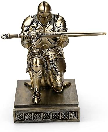 HDMBIGMI KING HART LEADER CLOAK Warrior viteški štand mobilnog telefona, stalak za vitez u ornamentu, stalak za olovke, papir sa metalnim