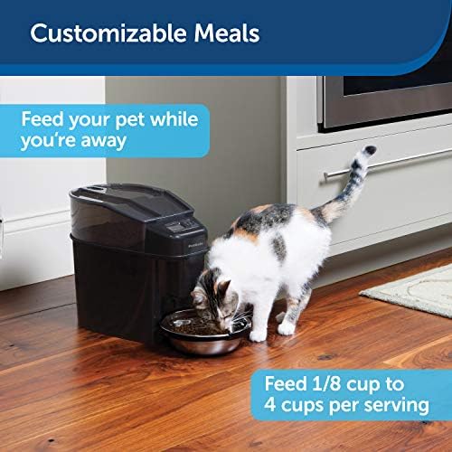 PetSafe Healthy Pet Simply Feed automatska hranilica za mačke i hranilica za pse-Kapacitet 24 šolje, kontrola porcija-uključuje 2 posude od nerđajućeg čelika, razdjelnik obroka i Panel za privatnost