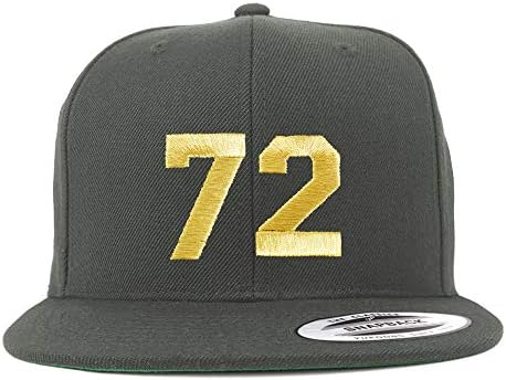 Trendy Prodavnica Odjeće Broj 72 Zlatna Nit Sa Ravnim Novčanicama Snapback Bejzbol Kapa