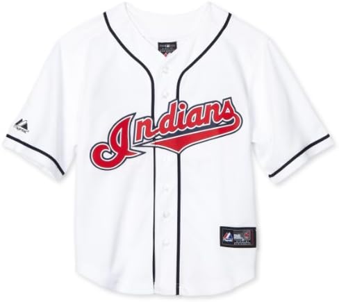 MLB Cleveland Indijanci Dugme dolje replika dres sa imenom i brojem dječaka '