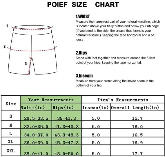 poief muške kratke hlače za teretanu 5-inčne kratke hlače za brzo sušenje treninga za trčanje
