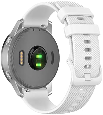 SDUTIO 20mm narukvica Narukvica za TicWatch E za Garmin Venu za Forerunner 645 Silikonski Smartwatch traka za sat