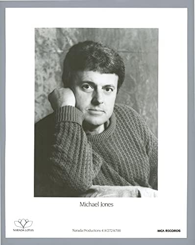 Michael Jones Photo Original Vintage 1988 MCA Zapisuje promociju publiciteta