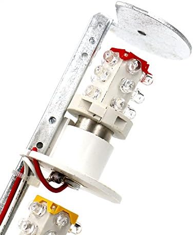 Baomain industrijski signal lagan stupac LED alarm Square TOWER Light indikator neprekidno svjetlo upozorenje svijetlo crveno zeleno AC 110V LGP-402T2