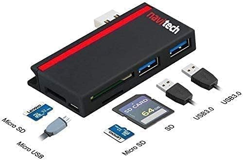 Navitech 2 u 1 laptop/Tablet USB 3.0/2.0 Hub Adapter/Micro USB ulaz sa SD / Micro SD čitač kartica kompatibilan sa ASUS Chromebook