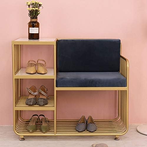 TJLSS Kreativna klupa za cipele sa 4 sloja stalak za cipele Kombinacija stolice za skladištenje ormara za sjedenje