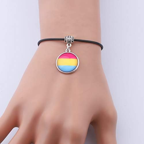 CHOORO LGBT podesiva narukvica Rainbow LGBT Gay & amp ;lezbejka ponos Zastava narukvica biseksualna ponos transrodne ponos narukvica