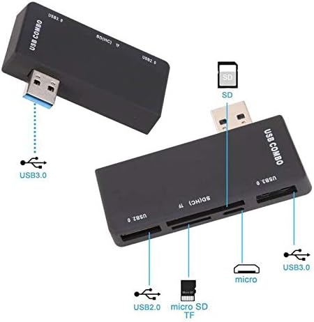 5-u-1 USB 3.0/2.0 HUB SD TF čitač kartica Combo Adapter