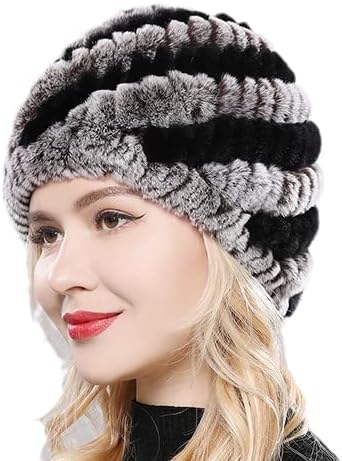 Zimski ženski prirodni šešir snežna kapa zimski šeširi za žene topla devojka pravi pleteni Skullies Beanies šešir