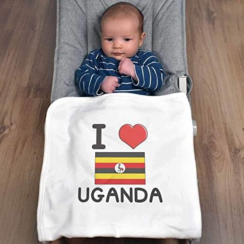Azeeda 'Volim Uganda' Pamuk Baby Bobe / Shawl