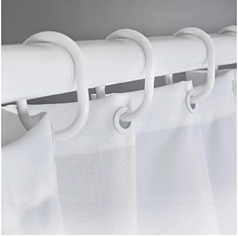 Sunlifesy crno-bijeli tuš za tuširanje štandove i kade Kupatilo Moderni komplet za dekor sa 12 kuka Vodootporna izdržljiva poliesterska tkanina za pranje 72 l x 72 w