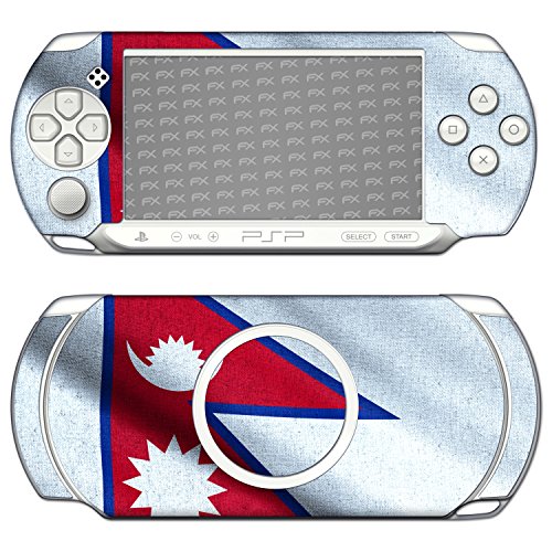 Sony PSP-E1000 / E1004 Dizajn kože Zastava Nepal naljepnica za naljepnicu za PSP-E1000 / E1004