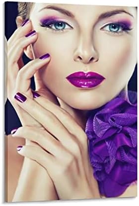 Modni ženski Beauty manikir Nail Hand Spa Art Makeup and Manicure Post inspirisani Kreativni Posteri zidne umjetničke slike platnene zidni dekor Kućni dekor dnevni boravak dekor estetski 16x24inch Fr