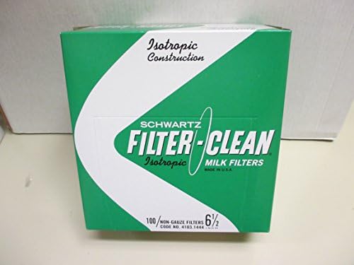Schwartz Filter Diskovi 6.5 & 34; 100 Posjeta Kutija Bez Gaze Filteri Za Mlijeko