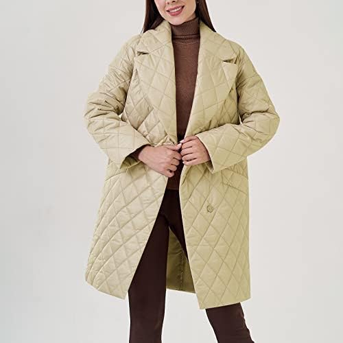 Basysin ženski zimski kaput, morska jakna za ženu za žene dugih rukava Tunika cool božićne tipke