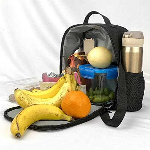 Jednostavna Muška & amp; ženska izolovana torba za ručak, kutija za ručak za višekratnu upotrebu sa držačem za flašu vode i podesivom naramenicom za piknik u školskoj kancelariji