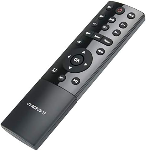 PERFASCIN CT-RC2US-17 CTRC2US17 zamijenjen daljinskim upravljačem kompatibilnim sa Toshiba 4K Smart LED HDTV TV 55L621U 49L621U 43L621U 65L621U 55L421U 32L221U 43L511U18