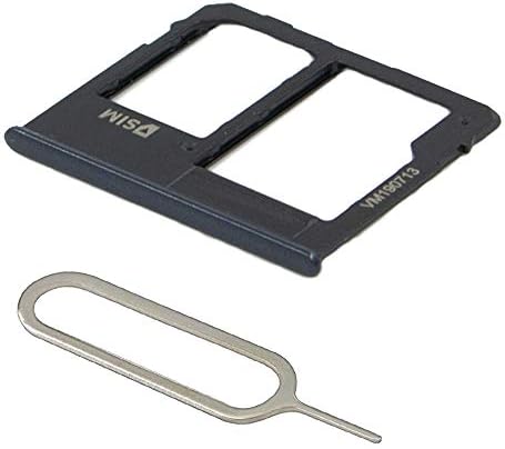 MMOBIEL Dual SIM kartica Slot Tray Holder zamjena kompatibilan sa Samsung Galaxy A10e 2019-uklj. SIM Pin - Crna