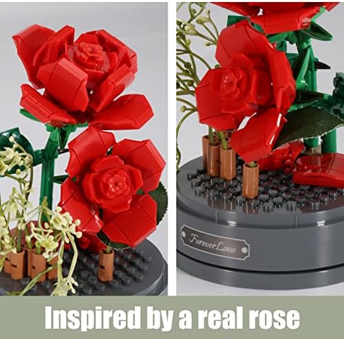 Vanlinny Valentines Day za nju, Forever Rose s muzičkom kutijom za djecu, djevojke igračke za vekove 8-12, beskonačnost ruža u staklenoj kupoli, dnevne dane za djevojku / mamu.